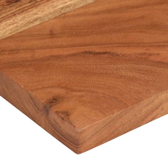 Dessus de table 50x30x3,8 cm rectangulaire bois massif d'acacia – Image 5