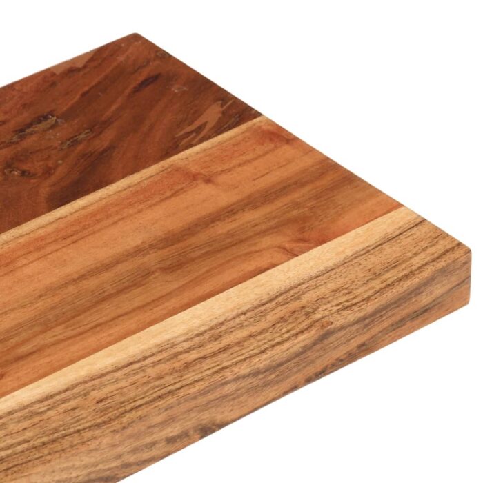 Dessus de table 50x30x3,8 cm rectangulaire bois massif d'acacia – Image 6
