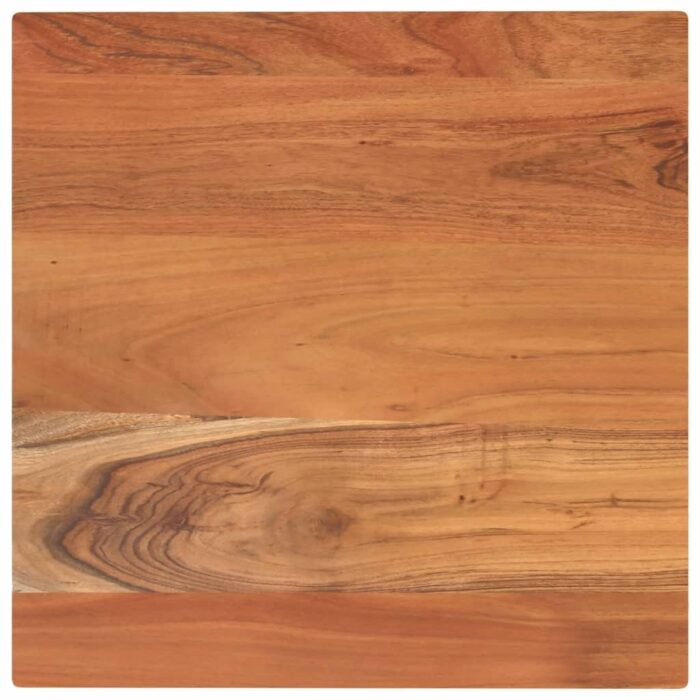 Dessus de table 40x40x3,8 cm carré bois massif d'acacia – Image 1