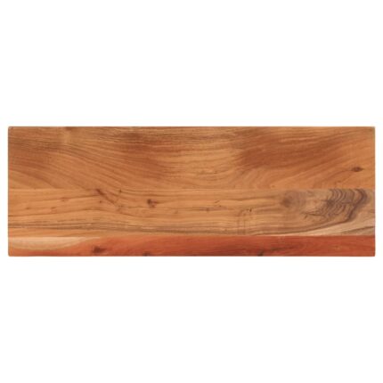 Dessus de table 70x40x3,8 cm rectangulaire bois massif d'acacia