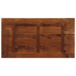 Dessus de table 120x60x3,8cm rectangulaire bois massif récupéré – Image 4