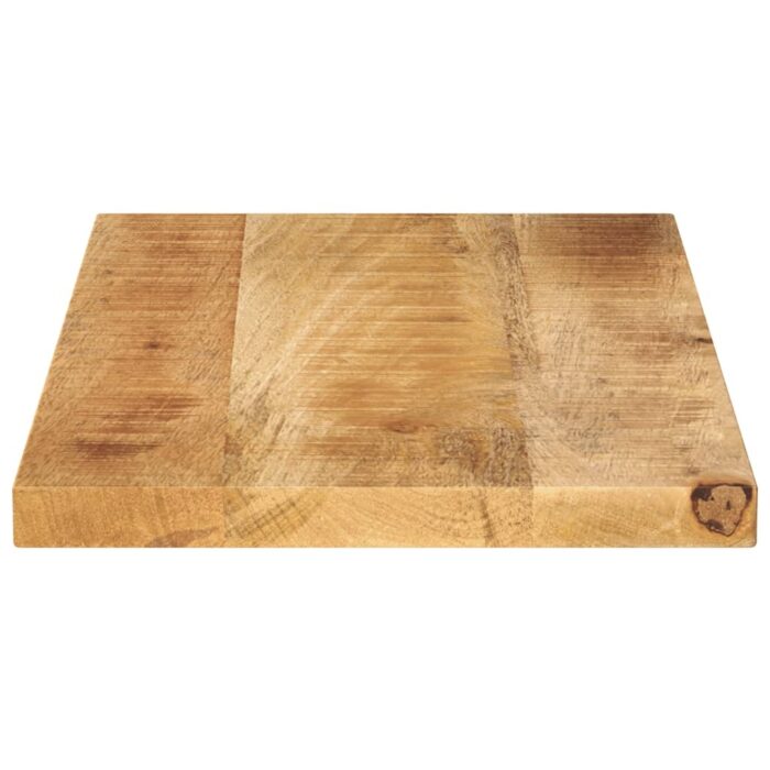 Dessus de table rectangulaire bois massif de manguier brut – Image 3