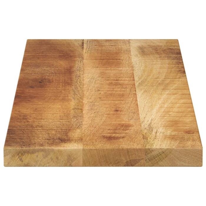 Dessus de table rectangulaire bois massif de manguier brut – Image 3