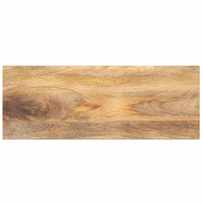 Dessus de table 90x20x3,8 cm rectangulaire bois massif manguier – Image 1