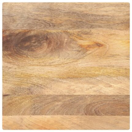 Dessus de table 40x40x3,8 cm carré bois massif manguier