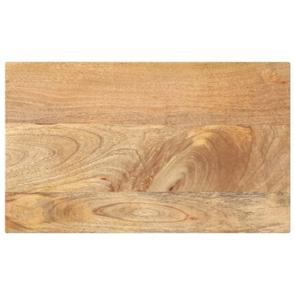 Dessus de table 50x40x3,8 cm rectangulaire bois massif manguier