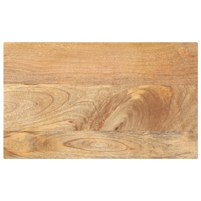 Dessus de table 50x40x3,8 cm rectangulaire bois massif manguier – Image 1