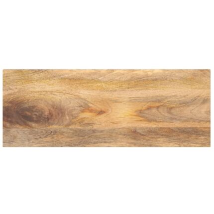 Dessus de table 80x40x3,8 cm rectangulaire bois massif manguier