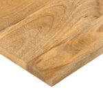 Dessus de table 110x50x3,8cm rectangulaire bois massif manguier – Image 5