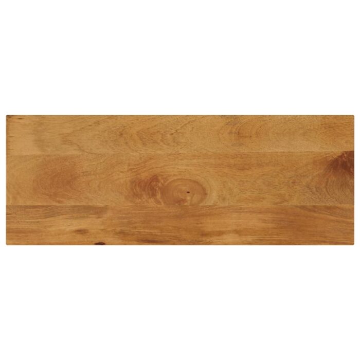 Dessus de table 90x40x2,5 cm rectangulaire bois massif manguier – Image 1
