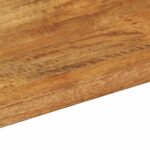 Dessus de table 140x40x2,5cm rectangulaire bois massif manguier – Image 6