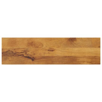 Dessus de table 100x30x3,8cm rectangulaire bois massif manguier