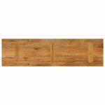 Dessus de table 100x30x3,8cm rectangulaire bois massif manguier – Image 4