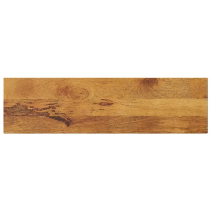 371635_1.jpg Dessus de table 120x30x3,8cm rectangulaire bois massif manguier – Image 1