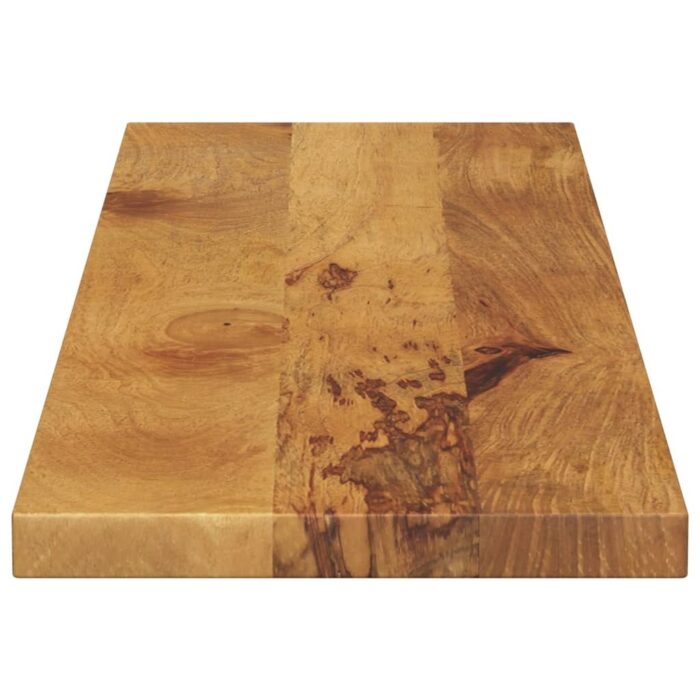 Dessus de table 120x30x3,8cm rectangulaire bois massif manguier – Image 3