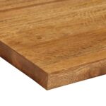 Dessus de table 120x30x3,8cm rectangulaire bois massif manguier – Image 5