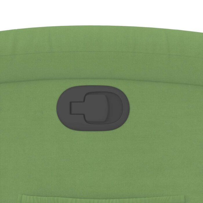 Fauteuil inclinable vert clair velours – Image 7