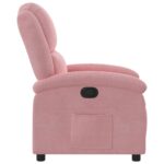 Fauteuil inclinable Rose Velours – Image 2
