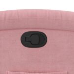 Fauteuil inclinable Rose Velours – Image 7