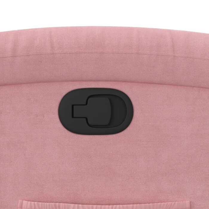 Fauteuil inclinable Rose Velours – Image 7
