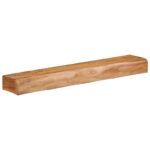 Étagères murales 2 pcs 80x17x8 cm bois massif d'acacia – Image 2