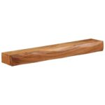 Étagères murales 2 pcs 80x17x8 cm bois massif d'acacia – Image 3