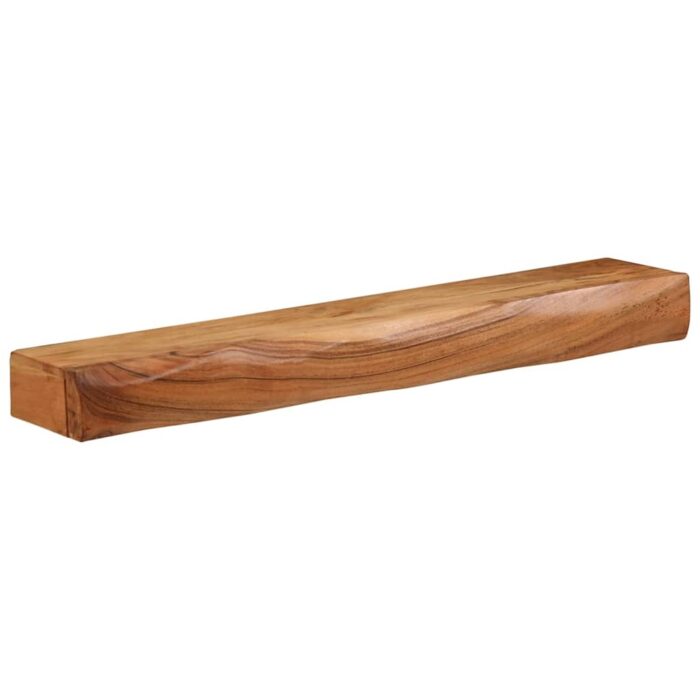 Étagères murales 2 pcs 80x17x8 cm bois massif d'acacia – Image 3