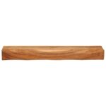Étagères murales 2 pcs 80x17x8 cm bois massif d'acacia – Image 5