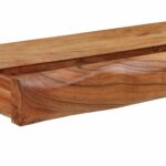 Étagères murales 2 pcs 80x17x8 cm bois massif d'acacia – Image 9