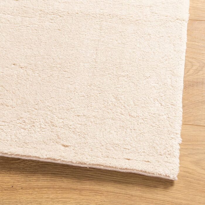 Tapis HUARTE à poils courts doux et lavable beige 240x240 cm – Image 2