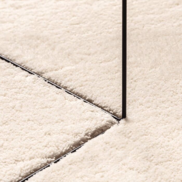 Tapis HUARTE à poils courts doux et lavable beige 240x240 cm – Image 6