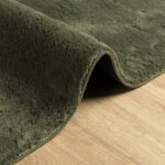 Tapis HUARTE à poils courts doux lavable vert forêt 240x340 cm – Image 4