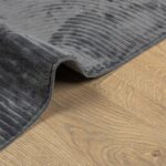 Tapis IZA poils courts style scandinave anthracite 240x340 cm – Image 4