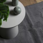 Tapis IZA poils courts style scandinave anthracite 240x340 cm – Image 5