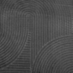 Tapis IZA poils courts style scandinave anthracite Ø 120 cm – Image 7