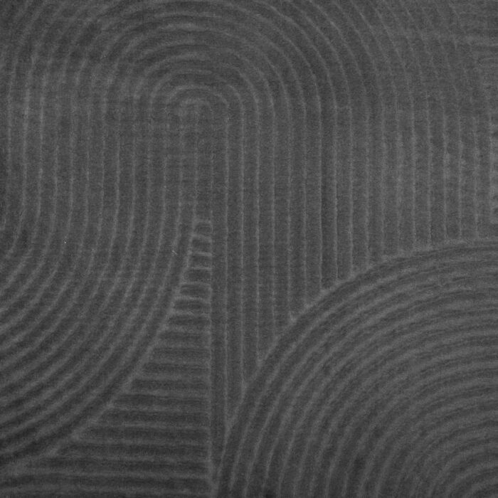 Tapis IZA poils courts style scandinave anthracite Ø 160 cm – Image 7