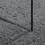 Tapis OVIEDO à poils courts anthracite 120x120 cm – Image 6