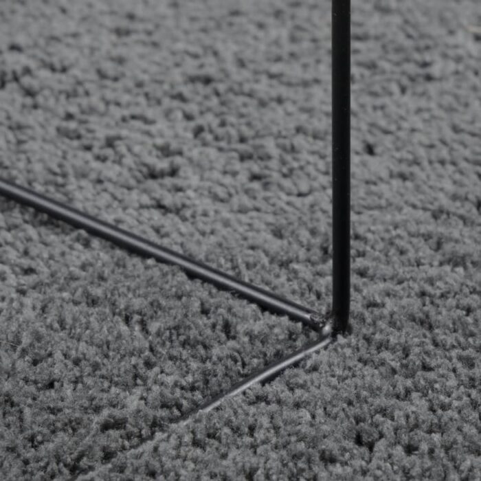 Tapis OVIEDO à poils courts anthracite 200x200 cm – Image 6