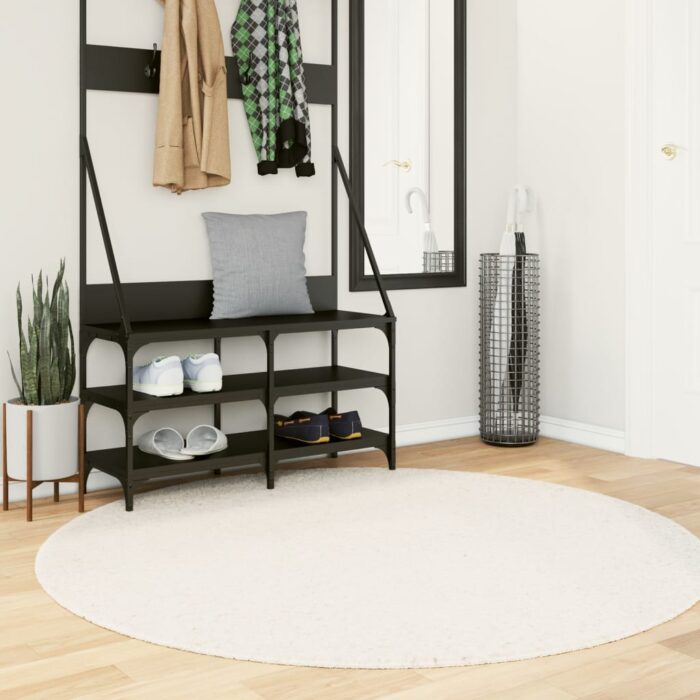 Tapis OVIEDO à poils courts beige Ø 160 cm – Image 1