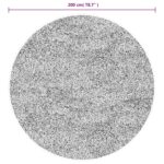 Tapis OVIEDO à poils courts beige Ø 200 cm – Image 8