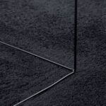 Tapis OVIEDO à poils courts noir 120x120 cm – Image 6
