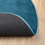 Tapis OVIEDO à poils courts turquoise Ø 160 cm – Image 3