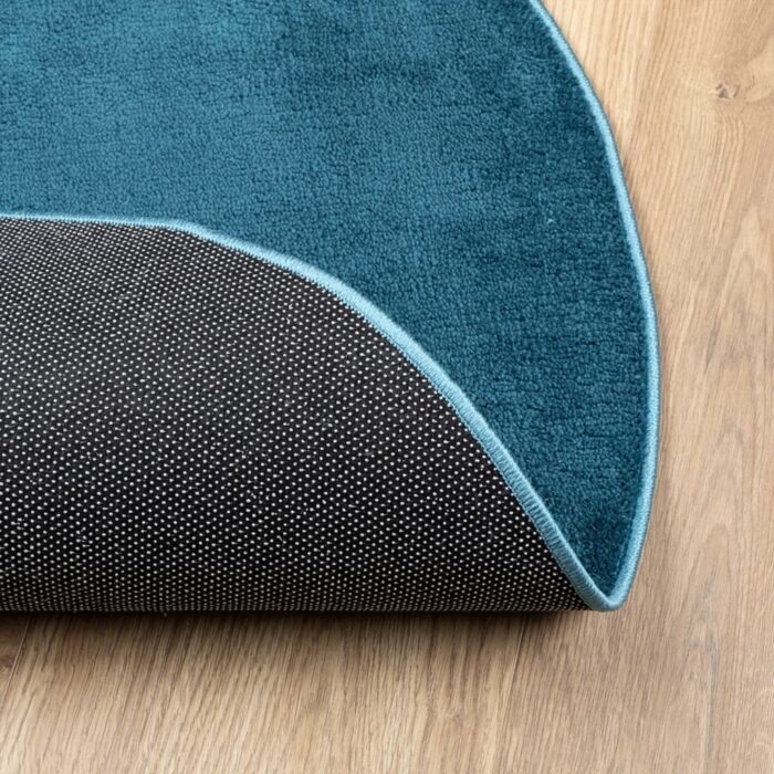 Tapis OVIEDO à poils courts turquoise Ø 160 cm – Image 3