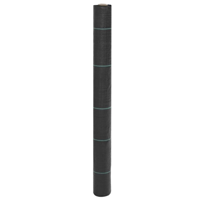 Membrane anti-mauvaises herbes noir 1x5 m PP – Image 1