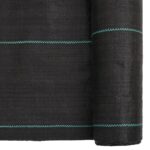 Membrane anti-mauvaises herbes noir 1,5x5 m PP – Image 5