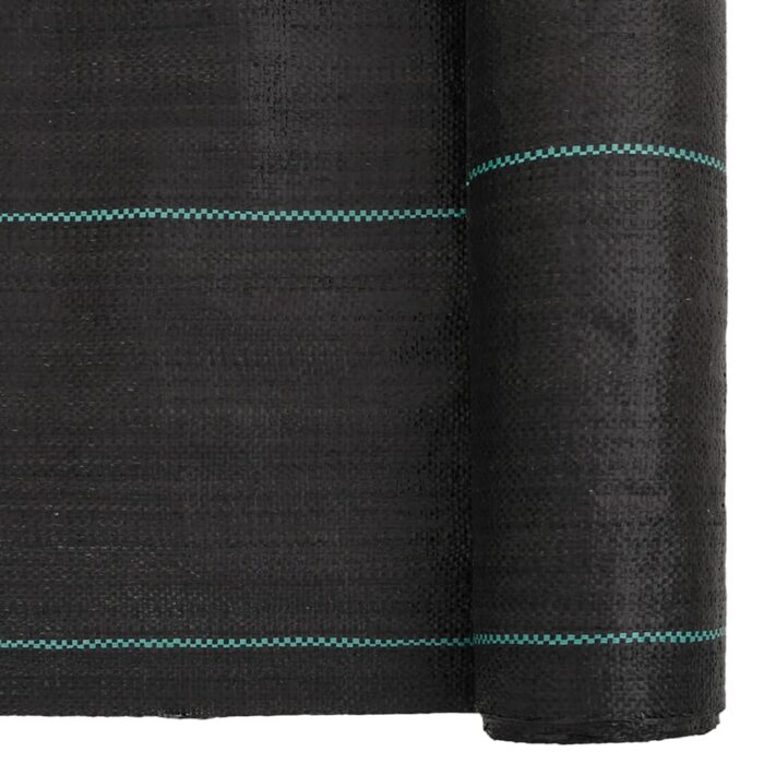 Membrane anti-mauvaises herbes noir 1,5x5 m PP – Image 5