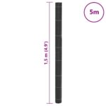 Membrane anti-mauvaises herbes noir 1,5x5 m PP – Image 7