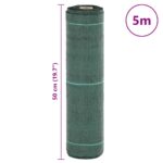 Membrane anti-mauvaises herbes vert 0,5x5 m PP – Image 7