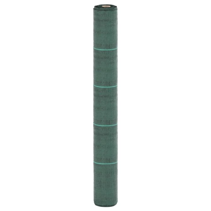 Membrane anti-mauvaises herbes vert 1x5 m PP – Image 1