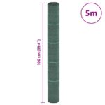 Membrane anti-mauvaises herbes vert 1x5 m PP – Image 7